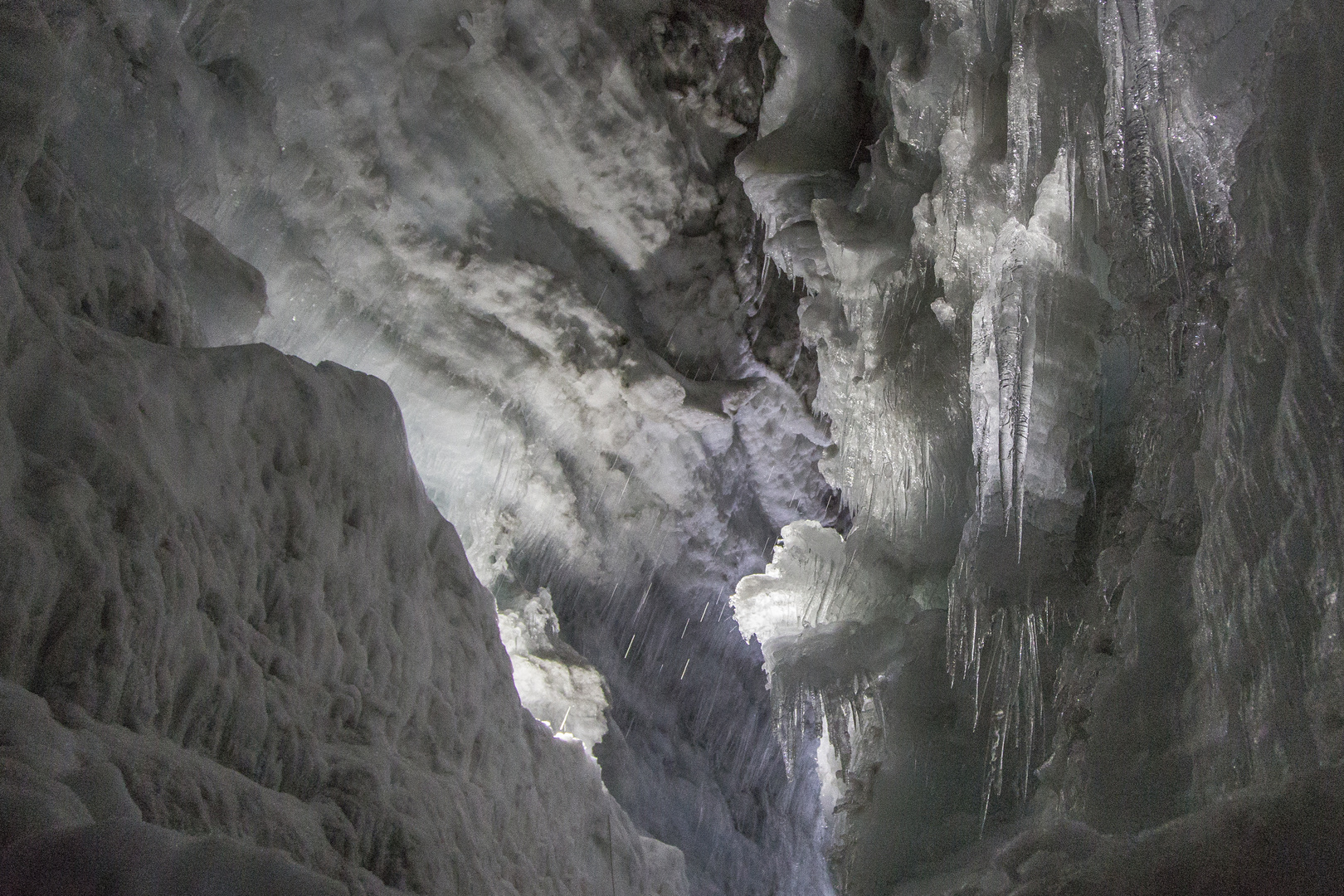 im Langjökullgletscher