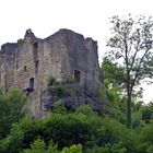 "Im Lautertal - Blick auf die Burg Bichishausen 2"