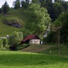 "Im Lautertal - Blick auf die Burg Gundelfingen"