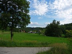 "Im Lautertal - Blick in Richtung Gundelfingen"