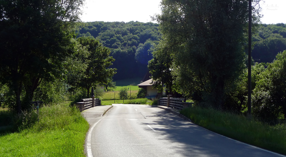 "Im Lautertal- Die Brücke am Schneckensammler"