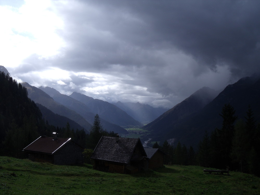 Im Lechtal auf der Stablalm