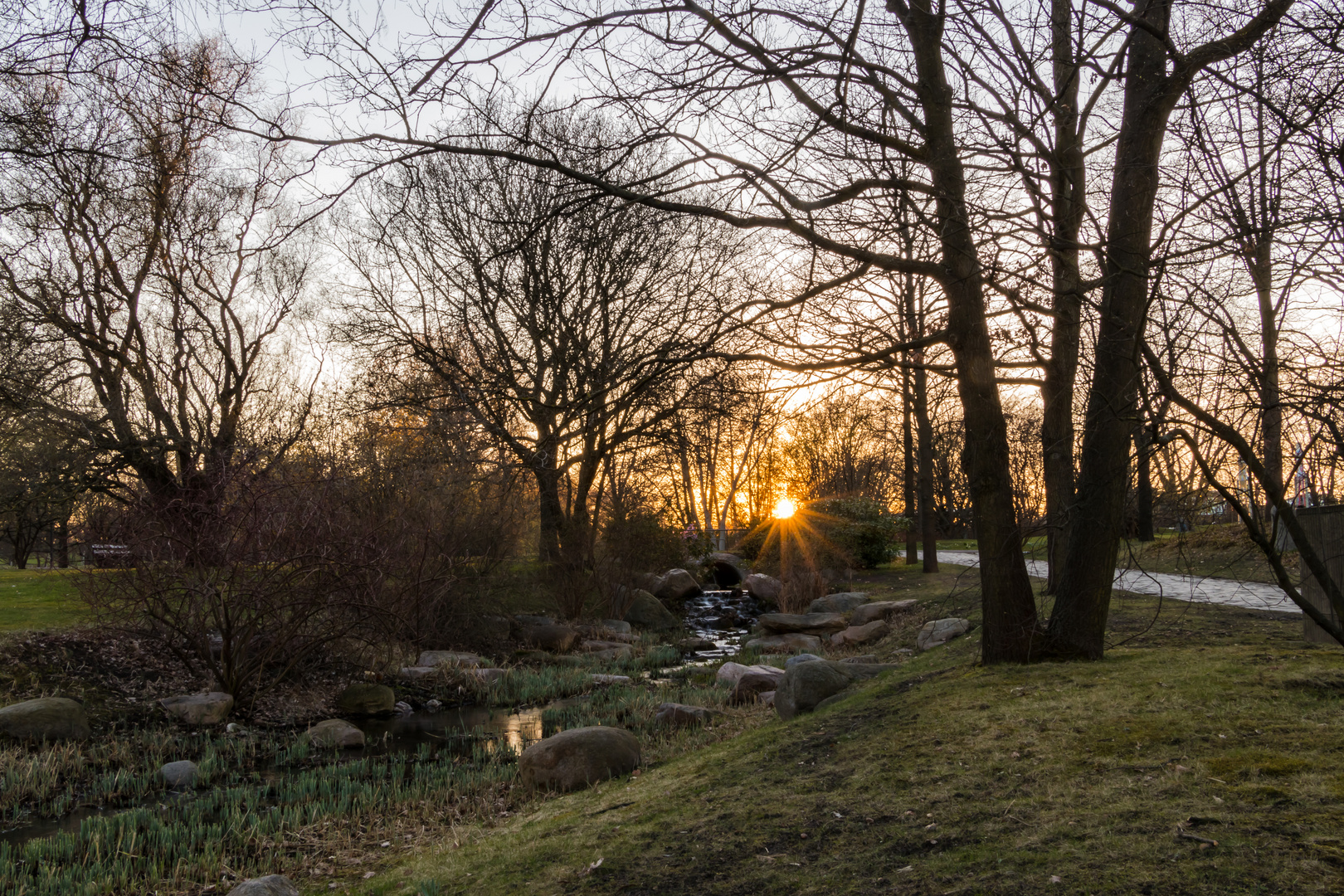 Im letzten Abendlicht