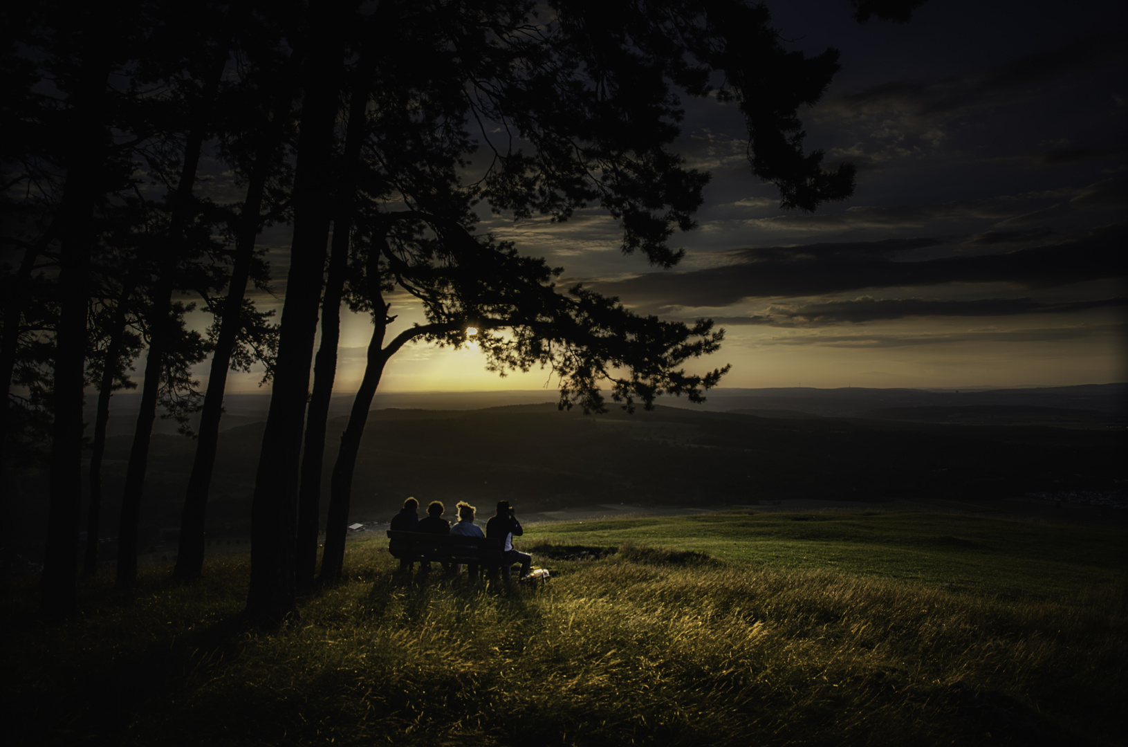 im letzten Abendlicht