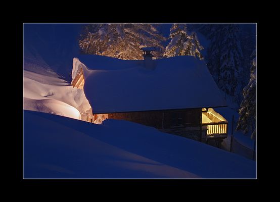 Im letzten Abendlicht