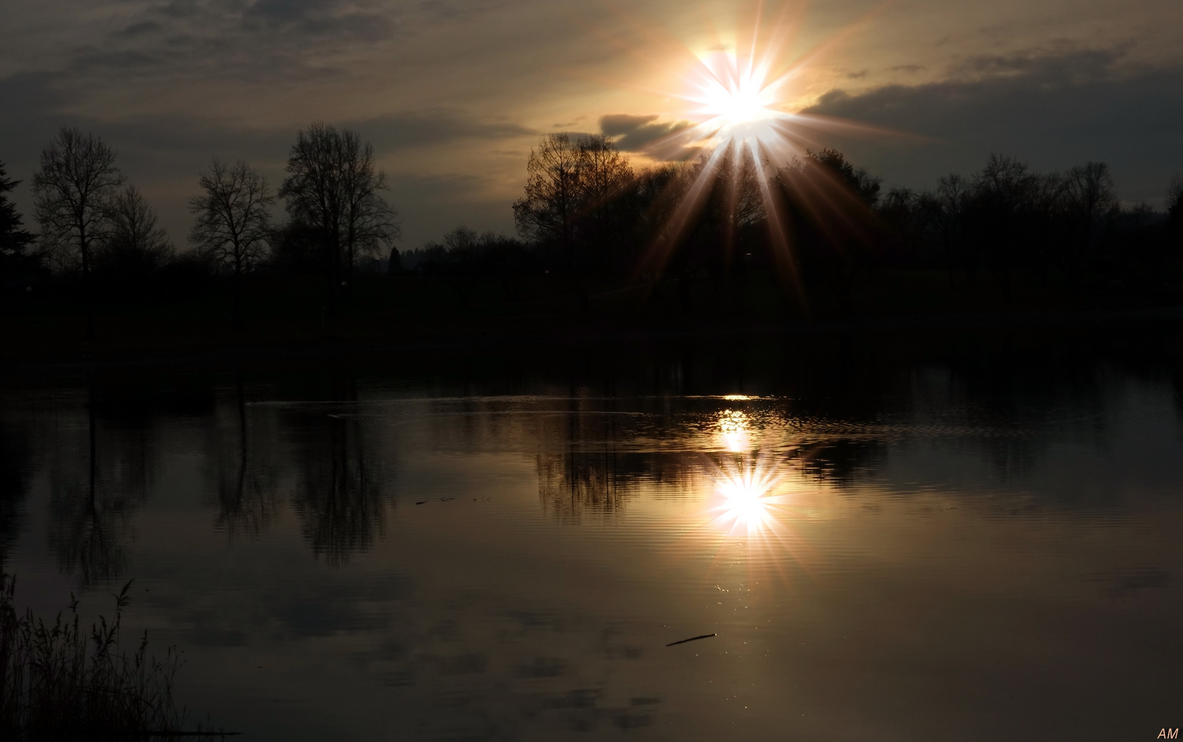 Im letzten Abendlicht...