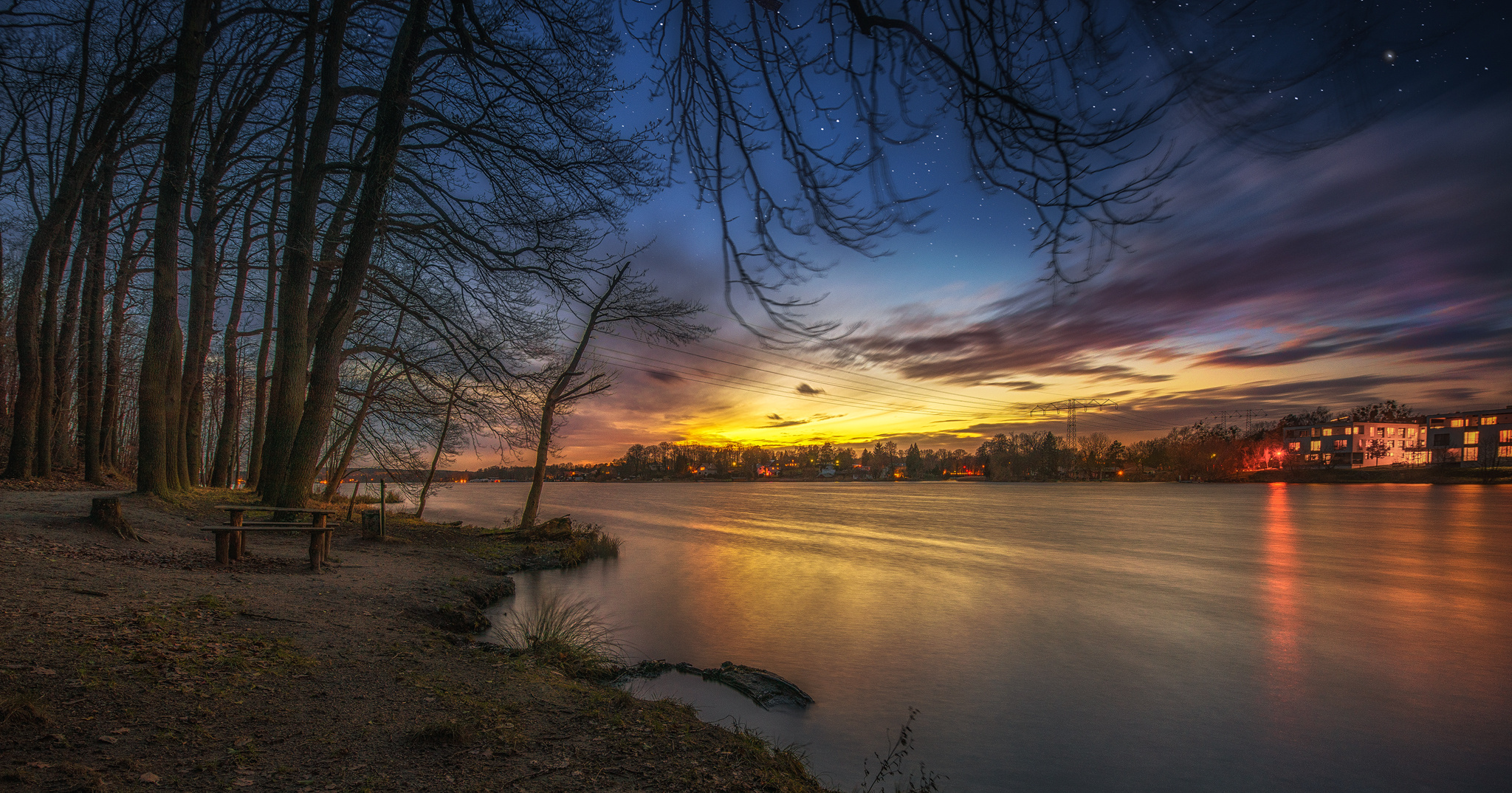 im letzten Abendlicht