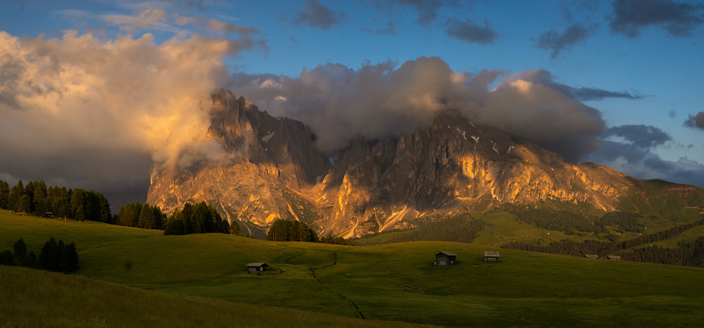 Im letzten Abendlicht