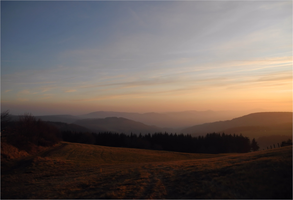 im letzten Sonnenlicht