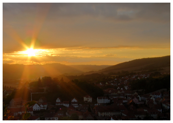 Im letzten Sonnenlicht...