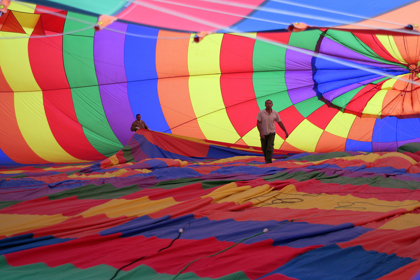 im liegenden Ballon