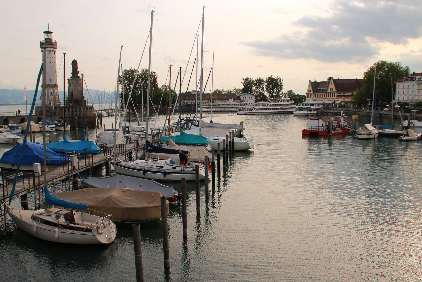 im Lindauer Hafen