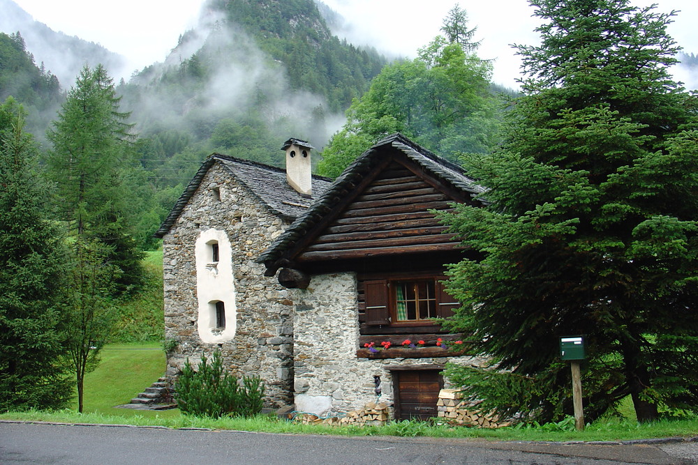 Im Maggiatal am Wegesrand....wer wäre da nicht gerne zu Hause