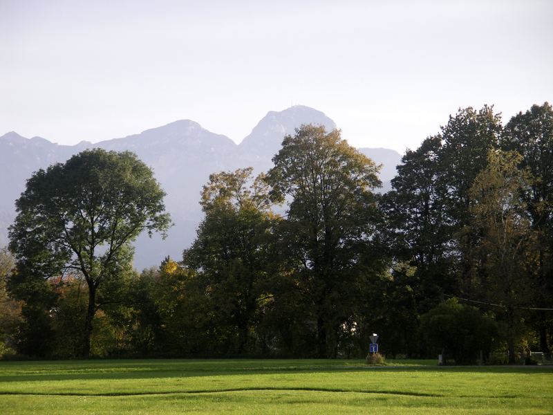 Im Mangfalltal - im Hintergrund der Wendelstein