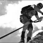 im Masaré Klettersteig - den Wolken so nah...