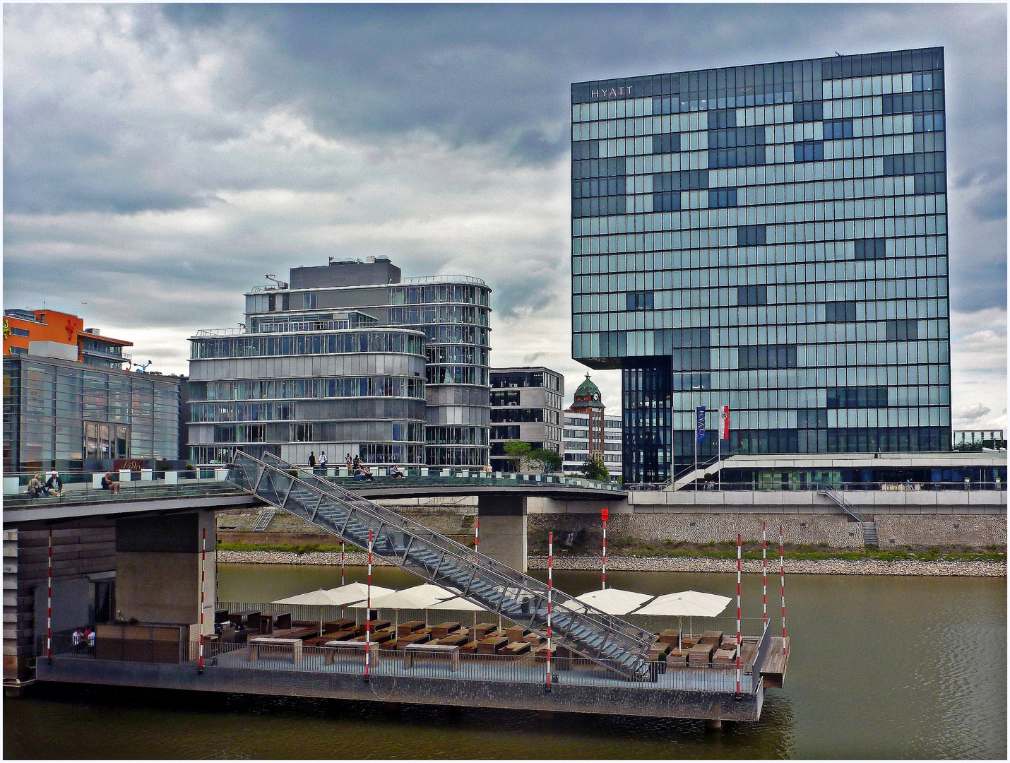 Im Medienhafen Düsseldorf