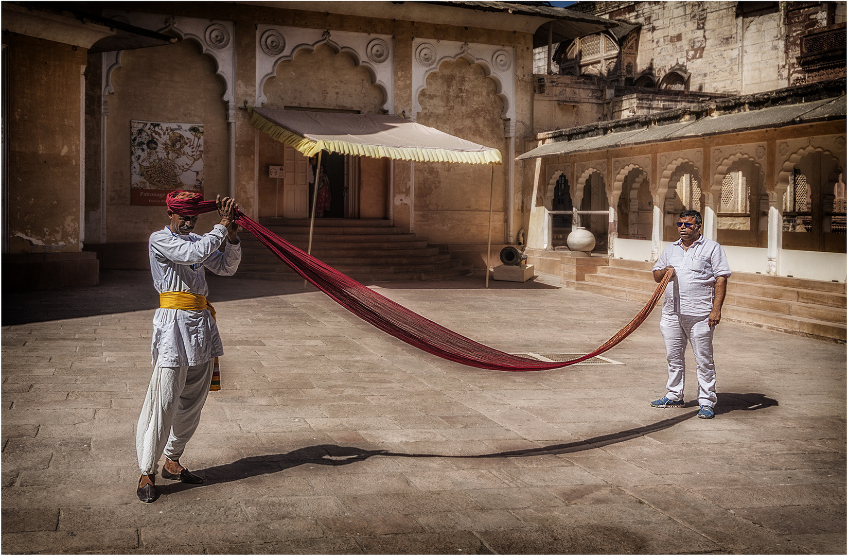 ... im Mehrangarh Fort ...