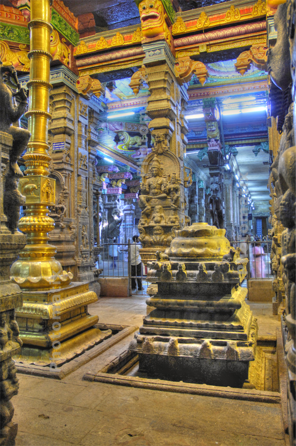 Im Menakshi - Tempel in Madurai