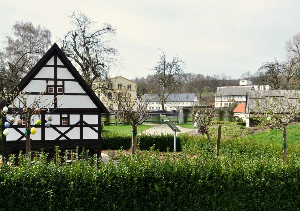 Im Miniaturen-Umgebindehaus-Park