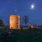 Im Mondschein bei der Hohenburg