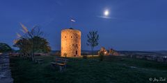 Im Mondschein bei der Hohenburg