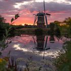 Im Morgengrauen an der Windmühle