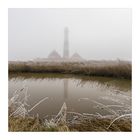 Im Morgennebel - Westerhever Leuchtturm