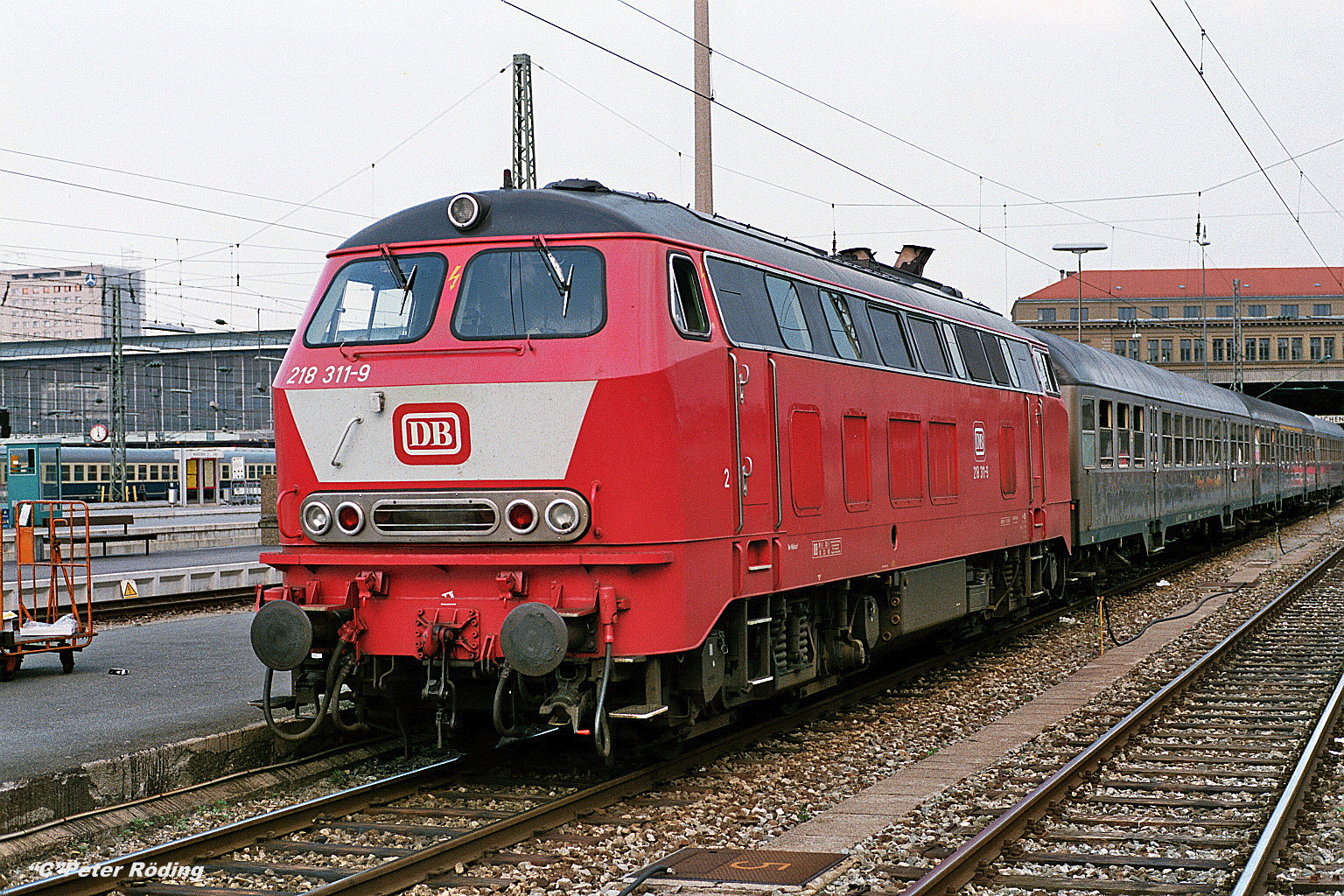 Im Münchner Flügelbahnhof