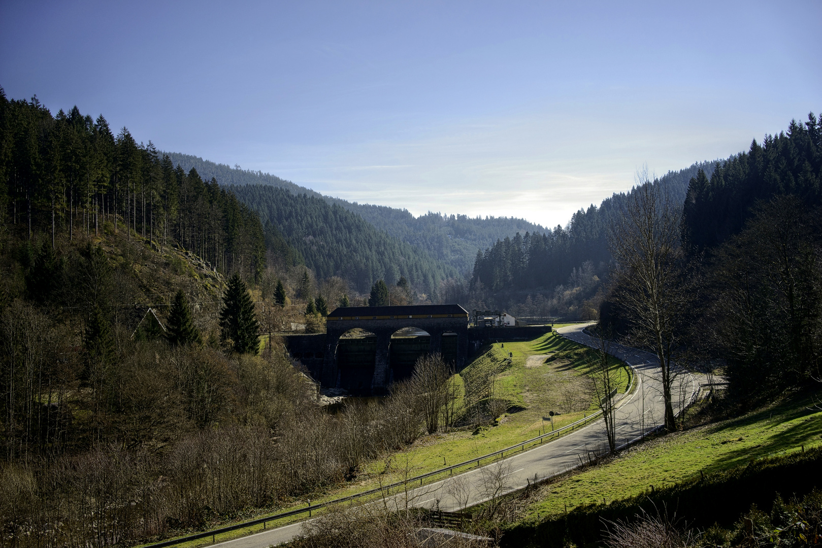 Im Murgtal (Nordschwarzwald) bei Schönmünzach.