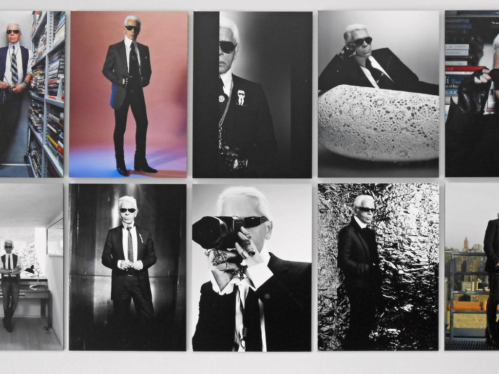 im Museum Folkwang/ Essen -Besuch der Karl Lagerfeld-Ausstellung