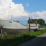 Im Museumshafen Wischhafen ...