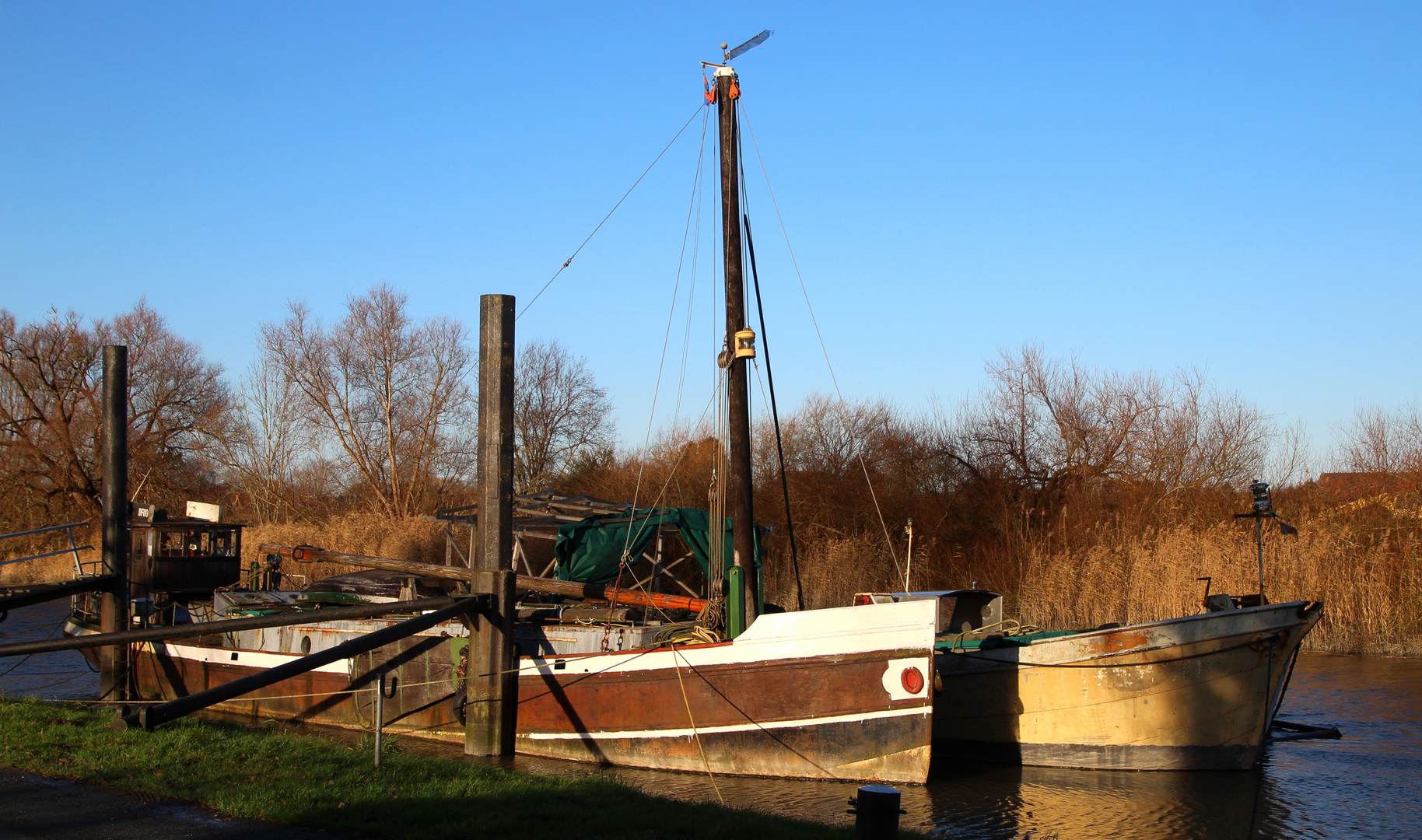 im Museumshafen Wischhafen ... 