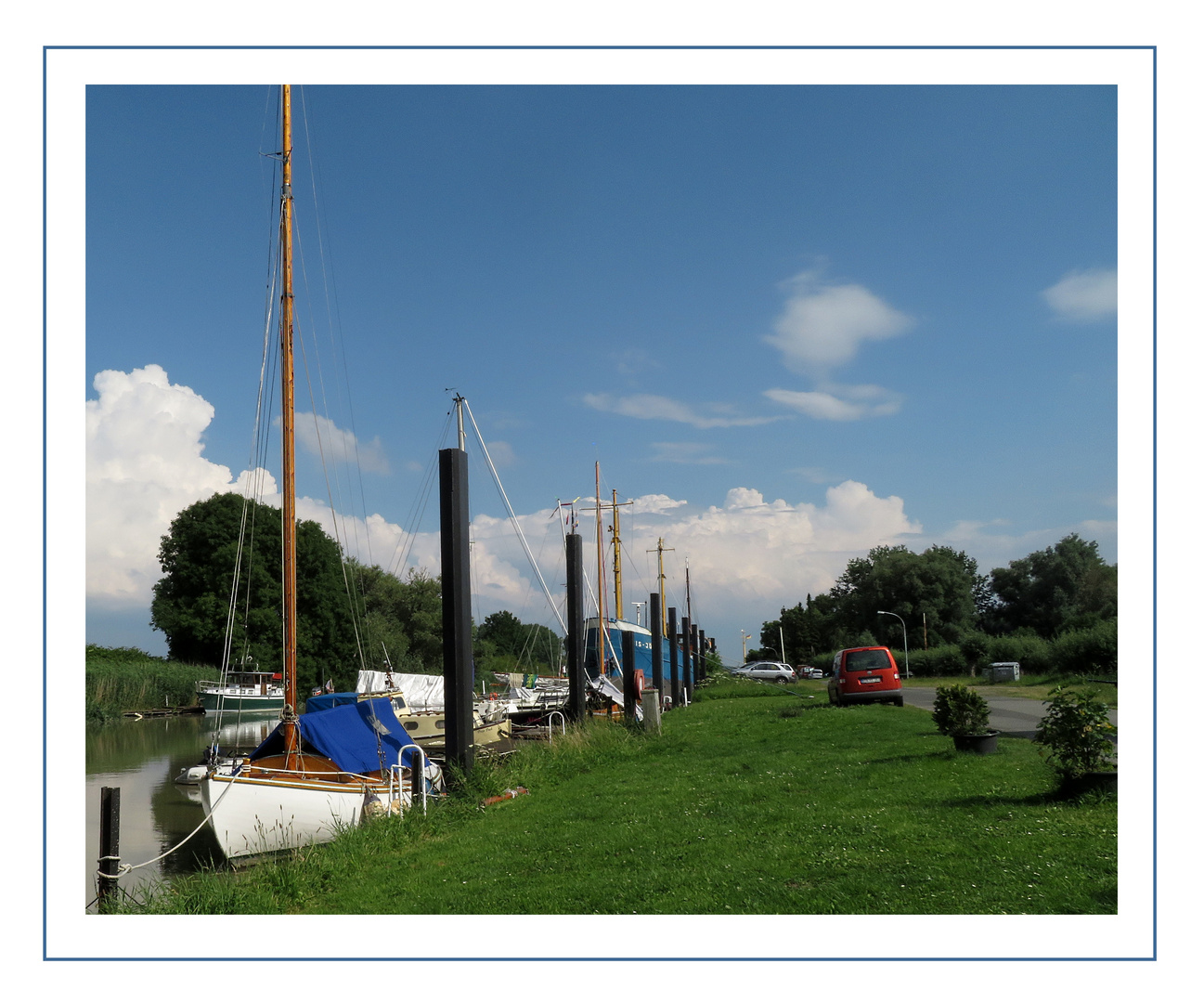 im Museumshafen Wischhafen ...