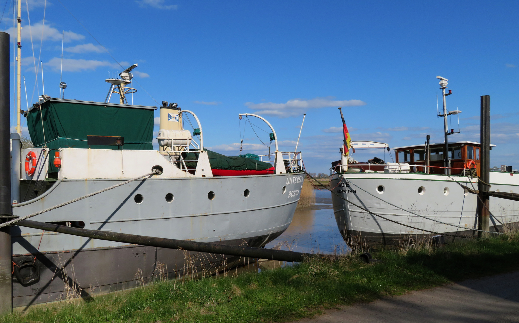 im Museumshafen Wischhafen ... 