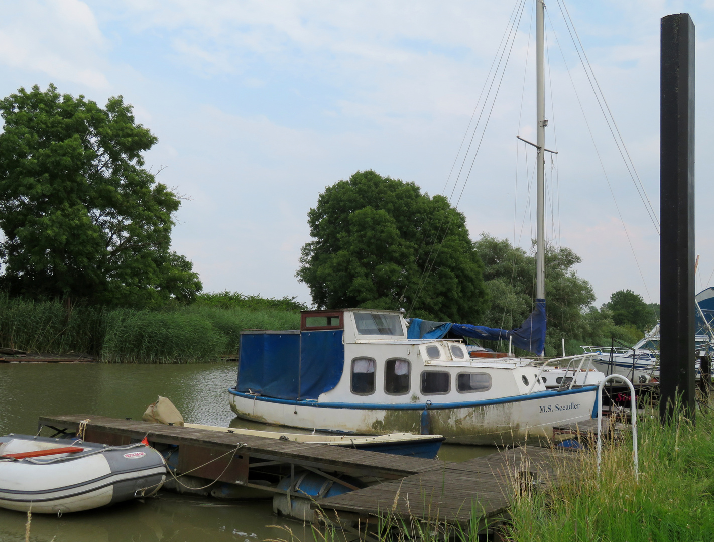 im Museumshafen Wischhafen .....