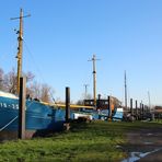 im Museumshafen Wischhafen unterwegs ...