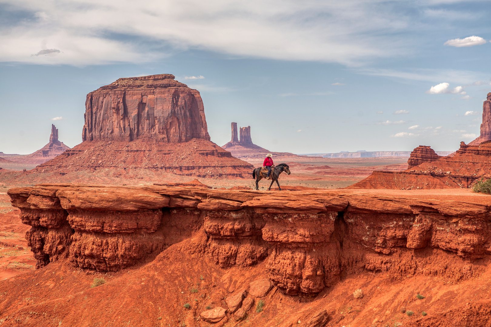 Im Navajo-Land im Monument Valley