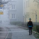 IM NEBEL ALLEIN. OSTERSPAZIERGANG.