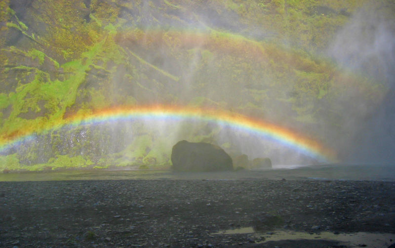 Im Nebel des Skogarfoss