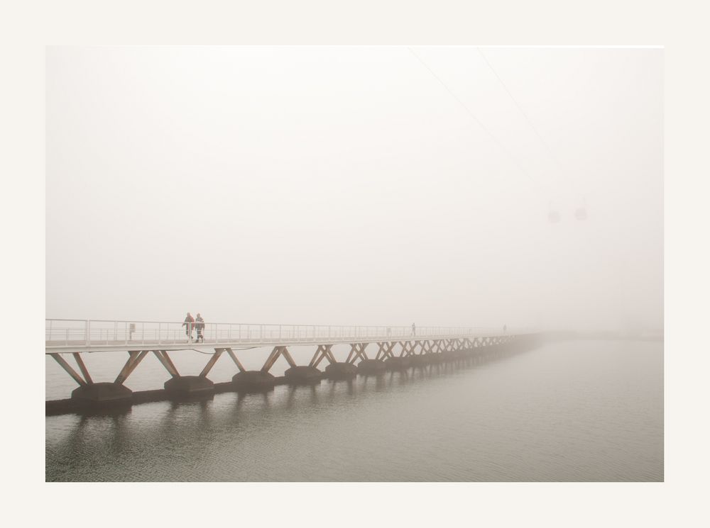 im Nebel verschwunden