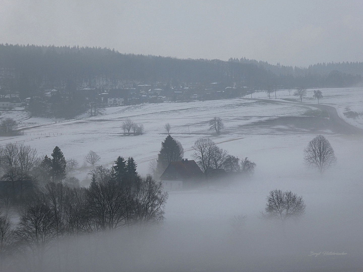 im Nebel versunken