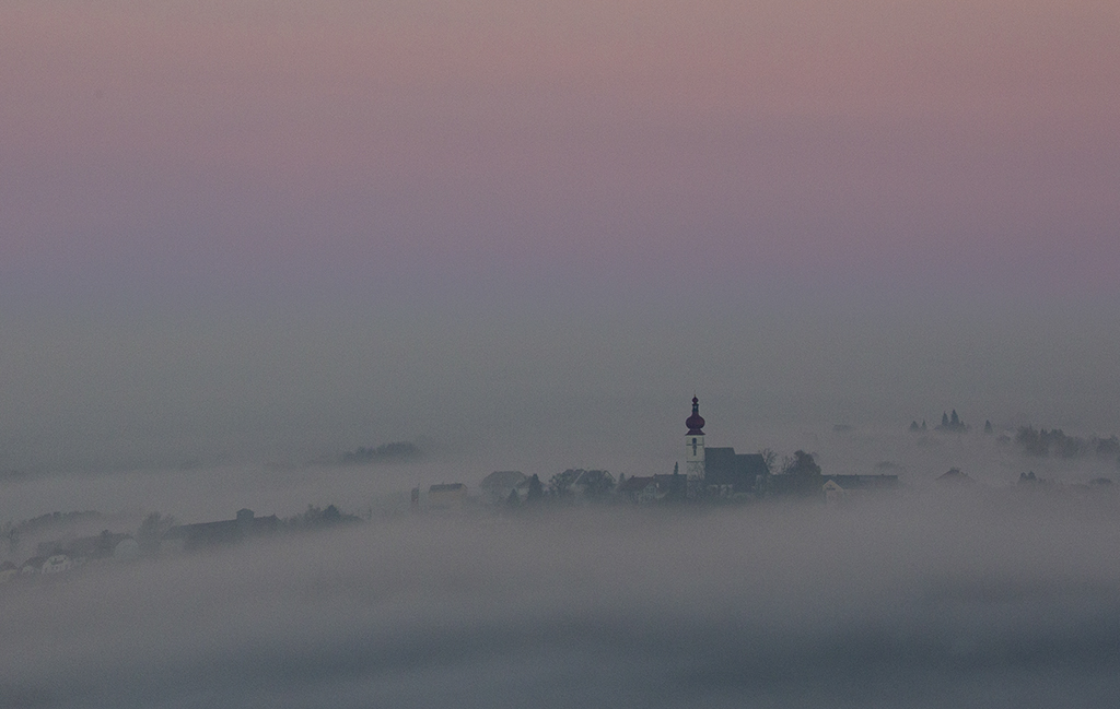 im Nebel versunken