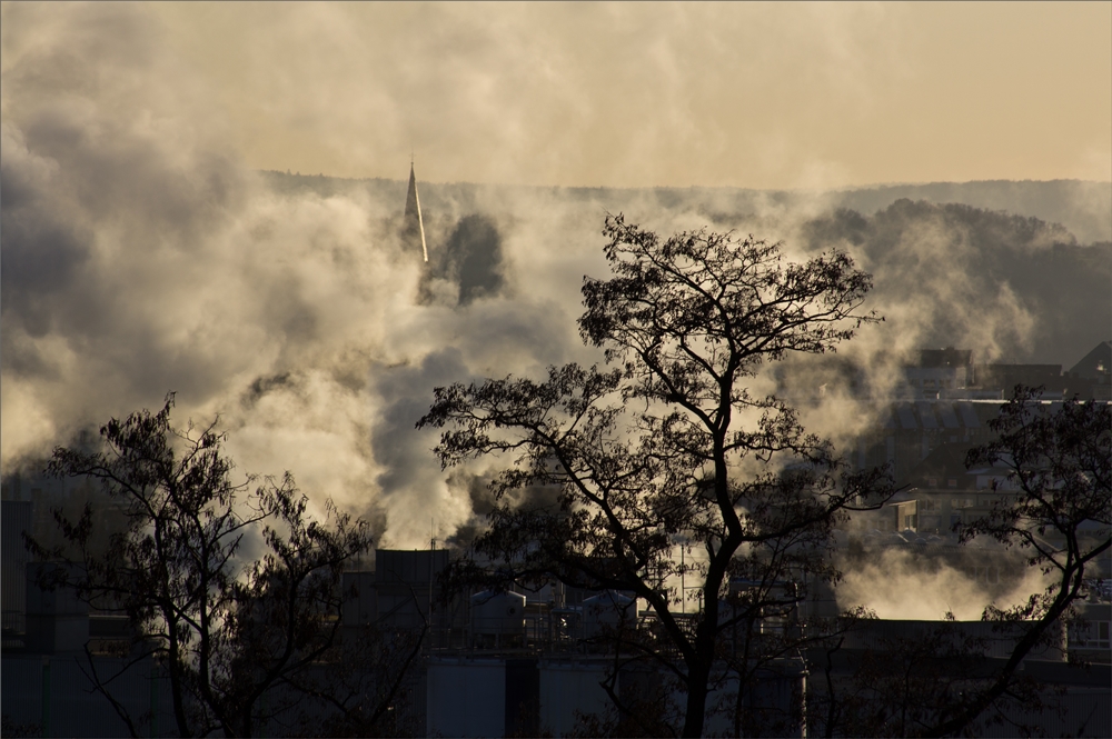 im Nebel versunken