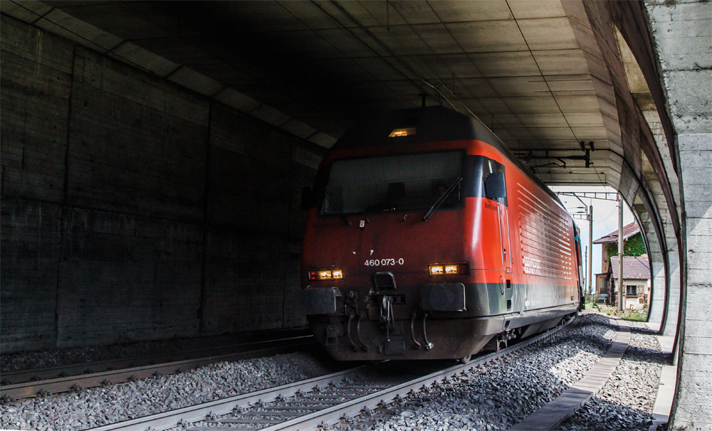 Im Nordportal der Rohrbachbrücke