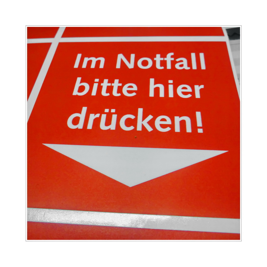 ... im Notfall