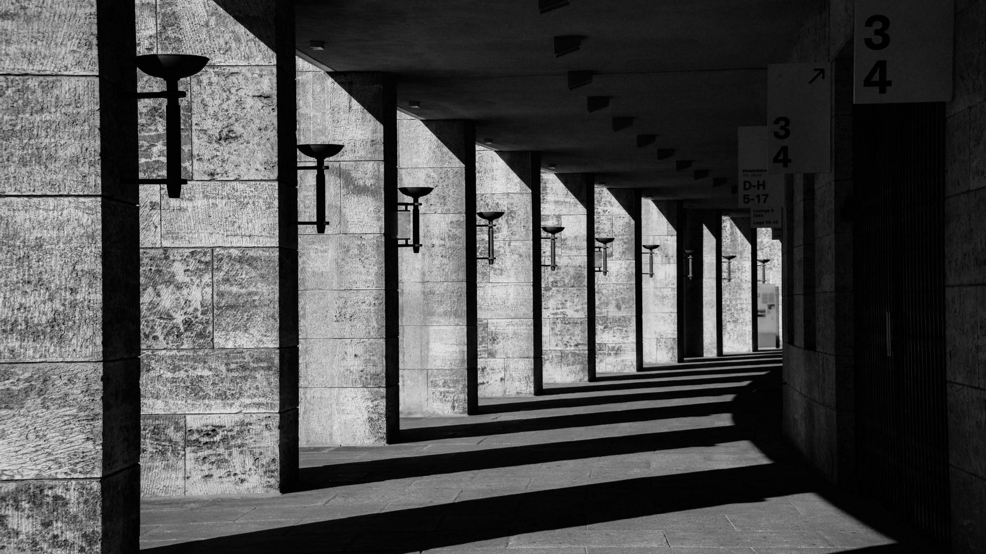 Im Olympiastadion Berlin