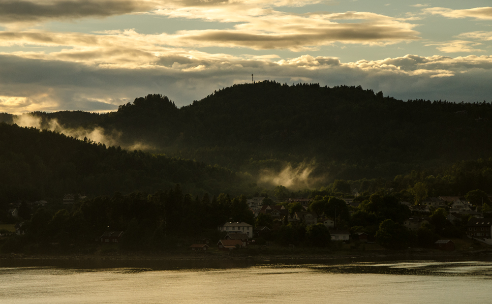 im Oslofjord nach einem Regenschauer