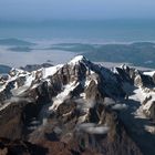 Im Osten am Mont Blanc vorbei