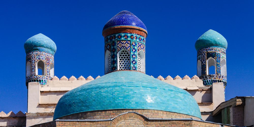 Im Palast des Xudayar Khan in Kokand..