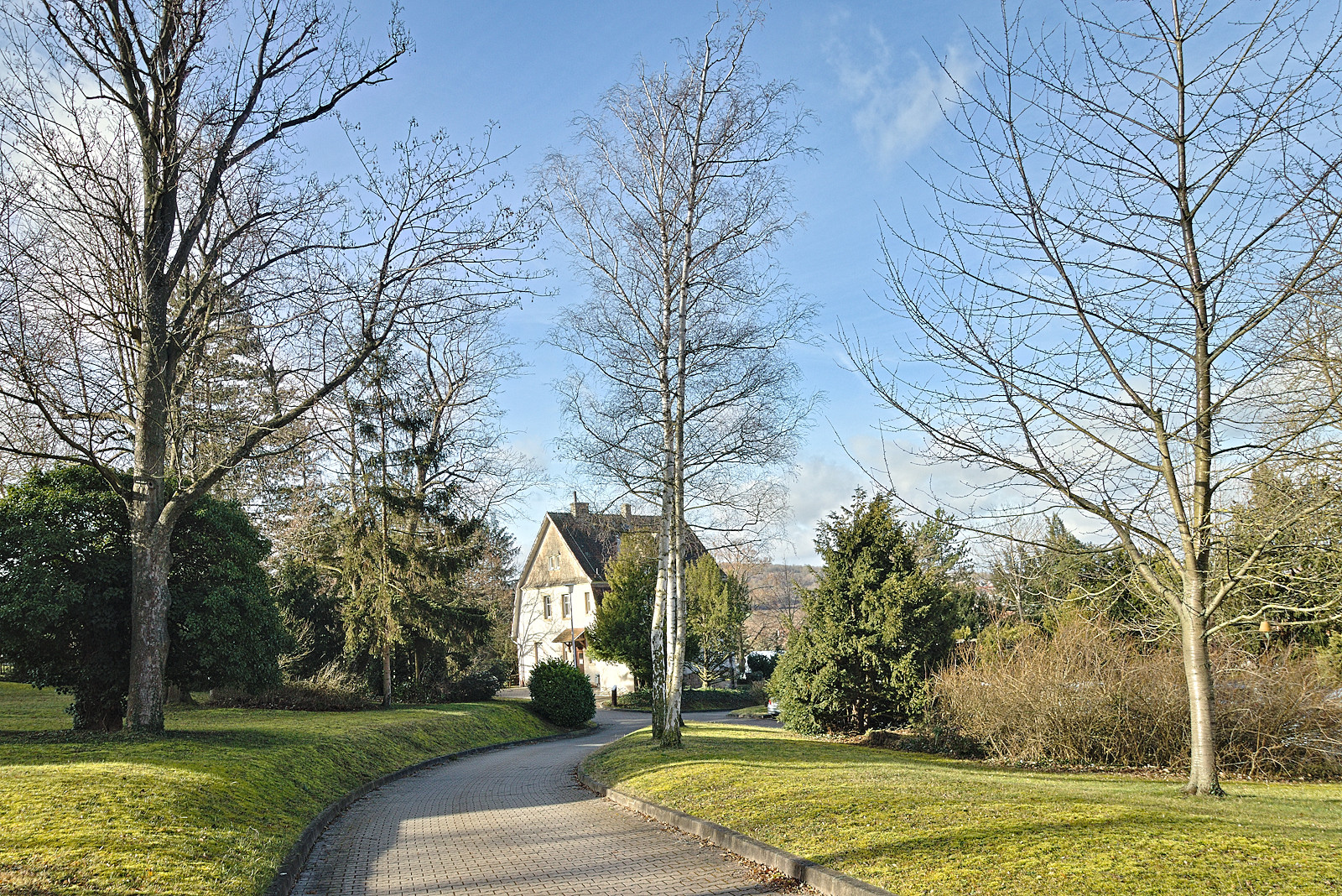 Im Park der Rheinhessen-Fachklinik Alzey